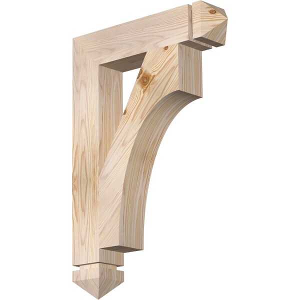 Ekena Millwork Westlake Arts & Crafts Smooth Bracket, Douglas Fir, 3 1/2"W x 18"D x 26"H BKT04X18X26WTL03SDF - main